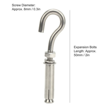 Practical Corrosion-Resistant Expansion Bolts for Power Facilities for Communication Equipment Rust-Proof 20Pcs 8Mm Expansion Bolts Practical Corrosion-Resistant Expansion Bolts for Power Facilities for Communication Equipment Rust-Proof 20Pcs 8Mm Expansion Bolts